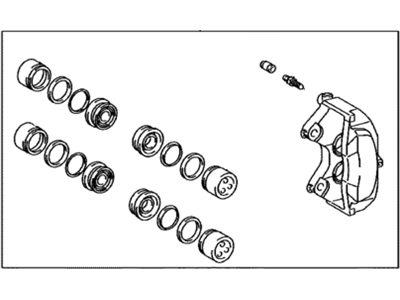 Lexus RC Turbo Brake Caliper - 47750-30600