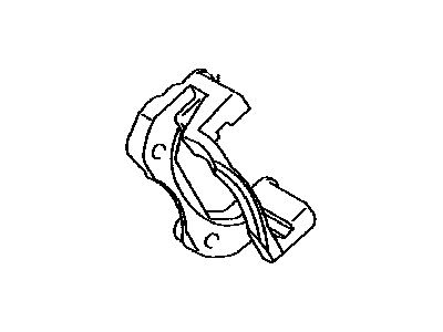 2011 Lexus RX450h Brake Caliper Bracket - 47822-0E020