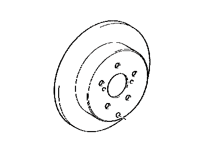 Lexus 42431-60311 Disc, Rear