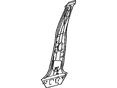 Lexus 61305-60130 Reinforce Sub-Assy, Center Body Pillar, Lower RH