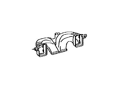 Lexus 55844-60300 Duct, Heater To Register