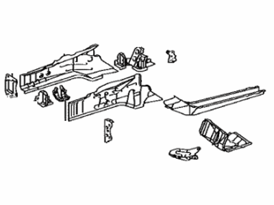 Lexus 57102-30152 Member Sub-Assy, Front Side, LH