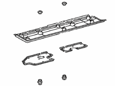 Lexus 58166-30030 Cover, Front Floor, LH