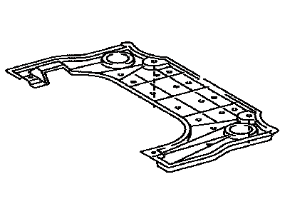 Lexus 51442-30151 Engine Under Cover, No.2