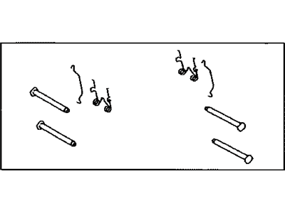 Lexus 04948-30100 Fitting Kit, Disc Brake, Rear