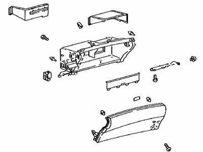 Lexus GS350 Glove Box - 55550-30360-C0