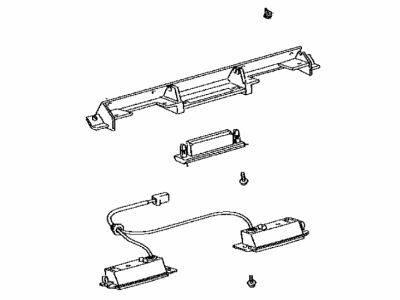 Lexus 76809-30010 Retainer Sub-Assy, Back Door Garnish