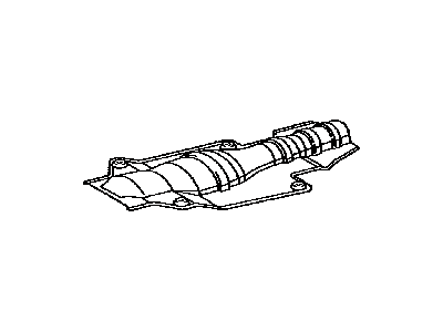 Lexus 58151-30160 Insulator, Front Floor Heat, NO.1