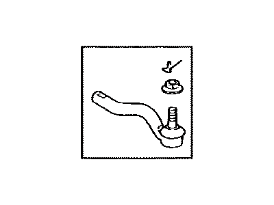 Lexus 45464-30060 End, Tie Rod, NO.2