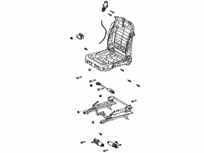 Lexus 71120-30170 Frame Assy, Front Seat W/Adjuster, LH