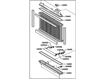 Lexus GS300 Radiator - 16400-31370