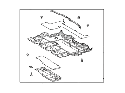 Lexus 51410-30160 Engine Under Cover