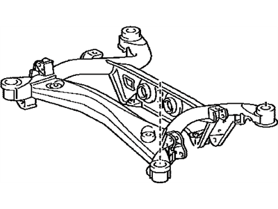 2012 Lexus IS250 Rear Crossmember - 51206-30101