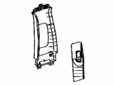 Lexus 62411-30410-A0 Garnish, Center Pillar, Upper RH