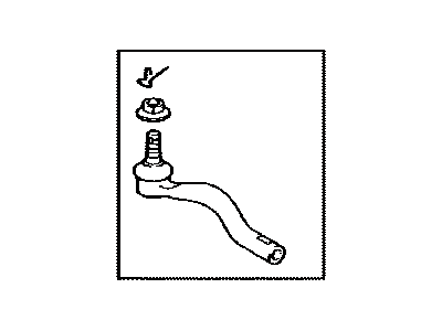 Lexus 45463-30130 End, Tie Rod, NO.1