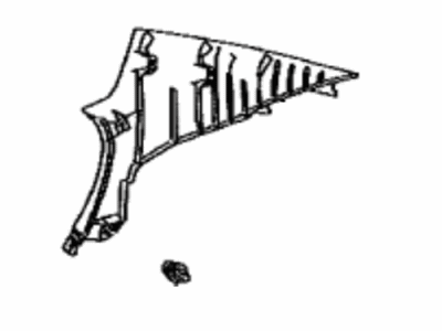 Lexus 62472-30450-B1 Garnish, Roof Side, Inner LH