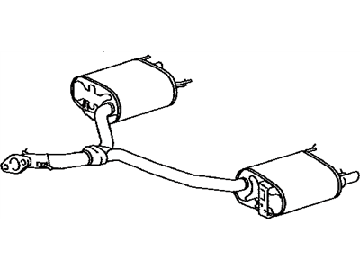 Lexus 17430-50280 Exhaust Tail Pipe Assembly