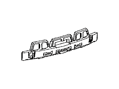 Lexus 52615-30240 Absorber, Rear Bumper Energy