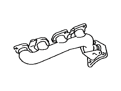 Lexus 17150-31130 Exhaust Manifold Sub-Assembly, Left