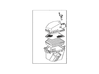 Lexus 17700-31720 Cleaner Assy, Air