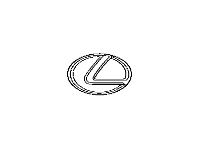 Lexus 53141-48050 Radiator Grille Emblem (Or Front Panel)