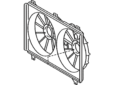 Lexus GS430 Fan Shroud - 16711-31230