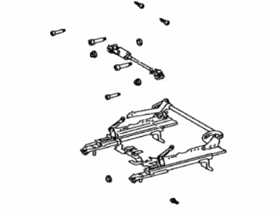 Lexus 72012-30230 Adjuster Sub-Assy, Front Seat, LH