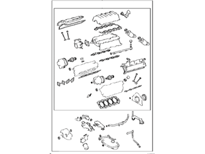 Lexus 04111-50511 Gasket Kit, Engine Overhaul