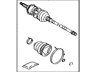 Lexus 43460-39216 Shaft Assembly, OUTBOARD