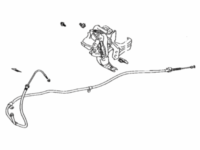 Lexus 46200-30430 Pedal Assy, Parking Brake Control