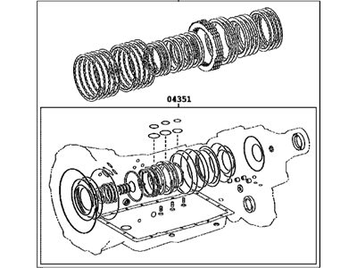 2004 Lexus LS430 Automatic Transmission Overhaul Kit - 04352-30150