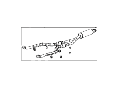 Lexus 17410-31831 Front Exhaust Pipe Assembly