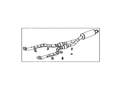 2009 Lexus GS350 Exhaust Pipe - 17410-31830