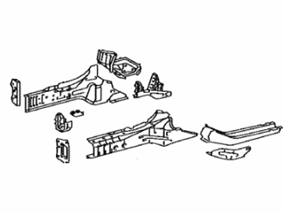 Lexus 57101-30162 Member Sub-Assy, Front Side, RH