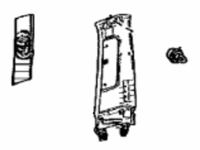 Lexus 62410-78010-C1 GARNISH Assembly, Center Pillar