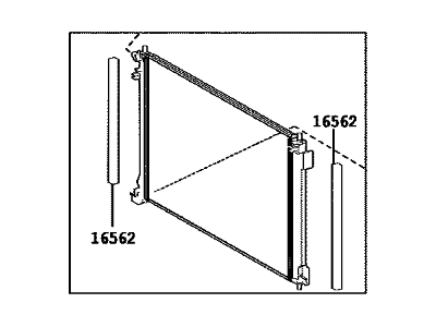 Lexus 16550-36060 Radiator Assembly, Inter