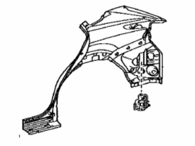 Lexus 61601-78031 Panel Sub-Assembly, Quarter