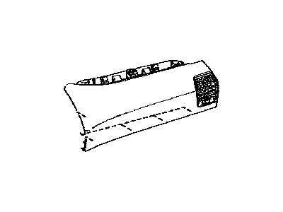 Lexus 55403-78011-A2 Pad Sub-Assembly, Instrument