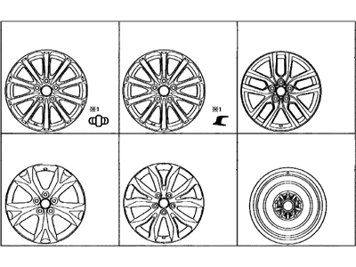 Lexus Spare Wheel - 4261A-78070