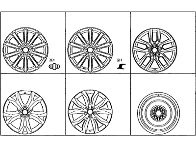 Lexus NX200t Spare Wheel - 42611-78070