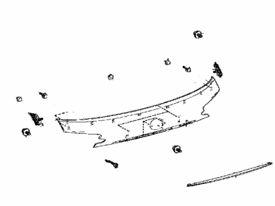 Lexus 76801-78090-J2 GARNISH Sub-Assembly, Ba