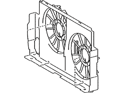 2016 Lexus NX200t Fan Shroud - 16711-36210