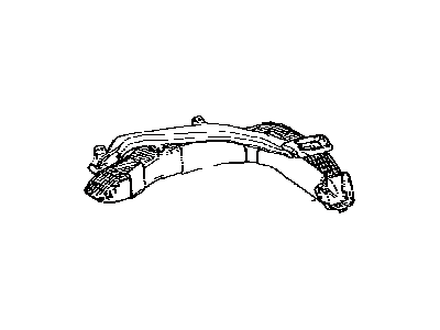 Lexus 55085-78010 Duct Sub-Assembly, Heater