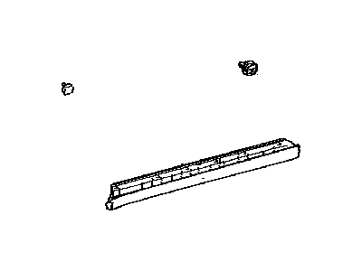 Lexus 75073-78010 MOULDING Sub-Assembly, Front