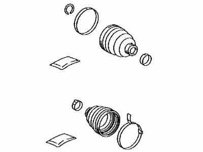 Lexus 04429-48060 Boot Kit, Rear Drive Shaft