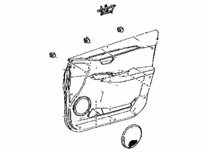 Lexus 67620-78060-N7 Panel Assembly, Front Door
