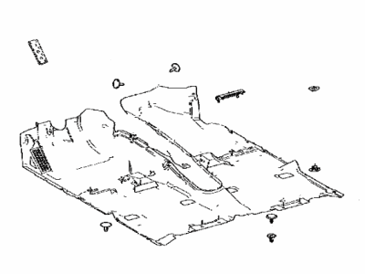 Lexus 58510-78060-C1 Carpet Assembly, Floor