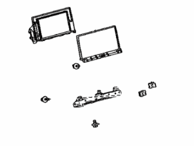 Lexus 86110-78022 Multi-Display Assy