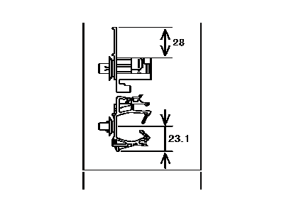 Lexus 67923-48080 Clamp, Door SCUFF Plate