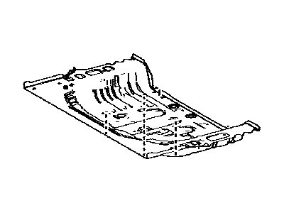 2021 Lexus NX300h Floor Pan - 58311-78020